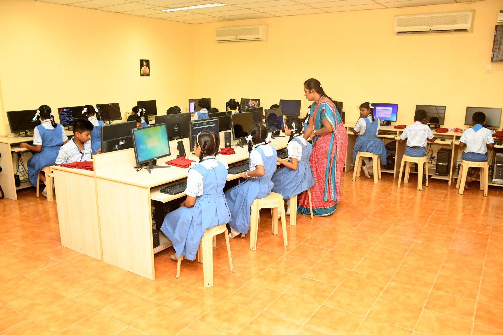 School computer laboratory